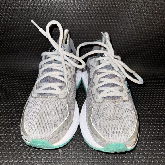 Saucony Omni 20 Gray Mint Green Running Athletic Comfort Shoes Women’s Size 7 - Picture 2 of 8
